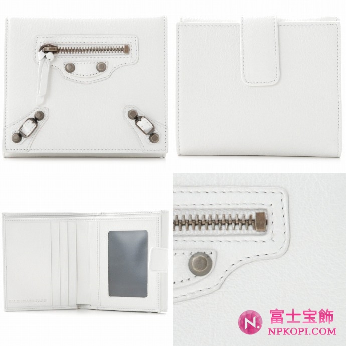 BALENCIAGA/バレンシアガ 2012年春夏CLASSIC WINDOW 2つ折り財布 278738 D94OT 9001 